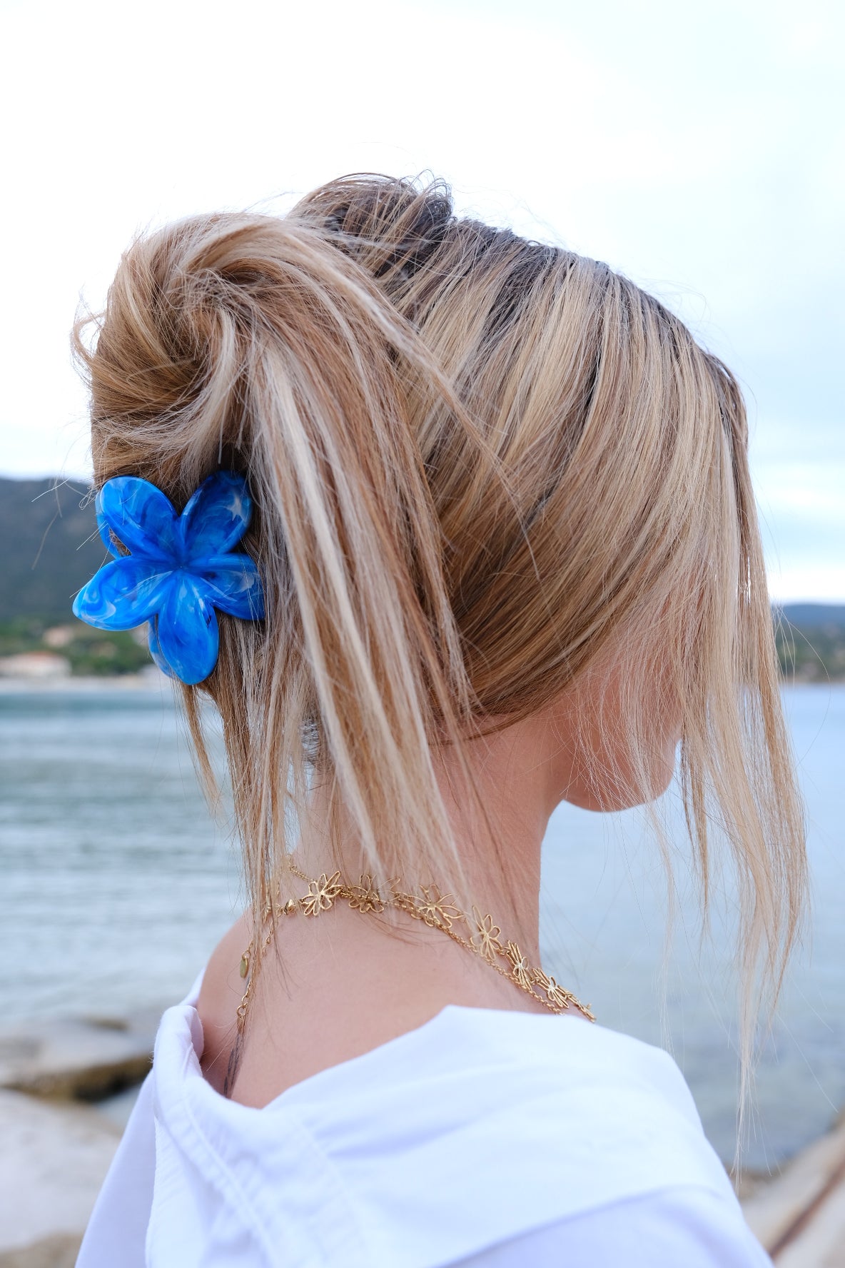 Fleur/pince à cheveux