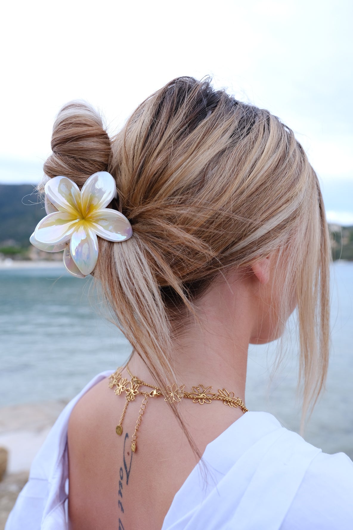 Fleur/pince à cheveux