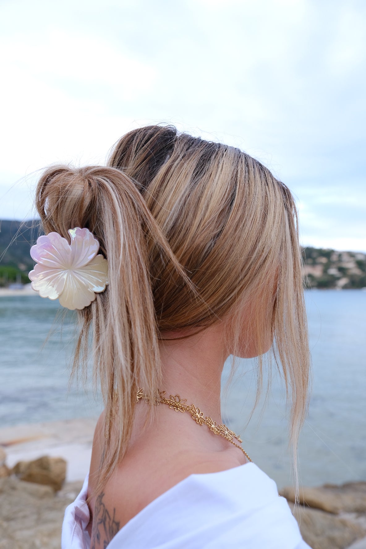 Fleur / Pince à cheveux