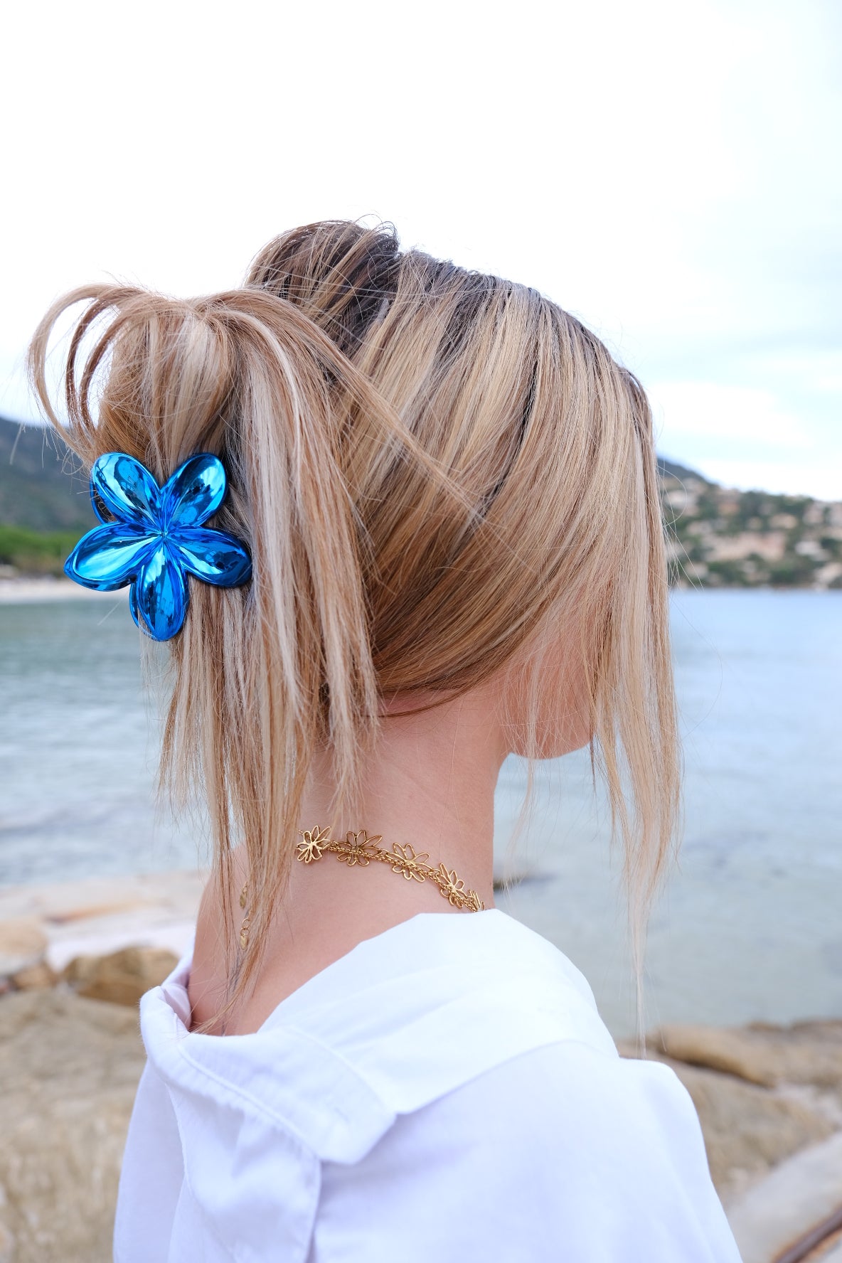 Fleur/pince à cheveux