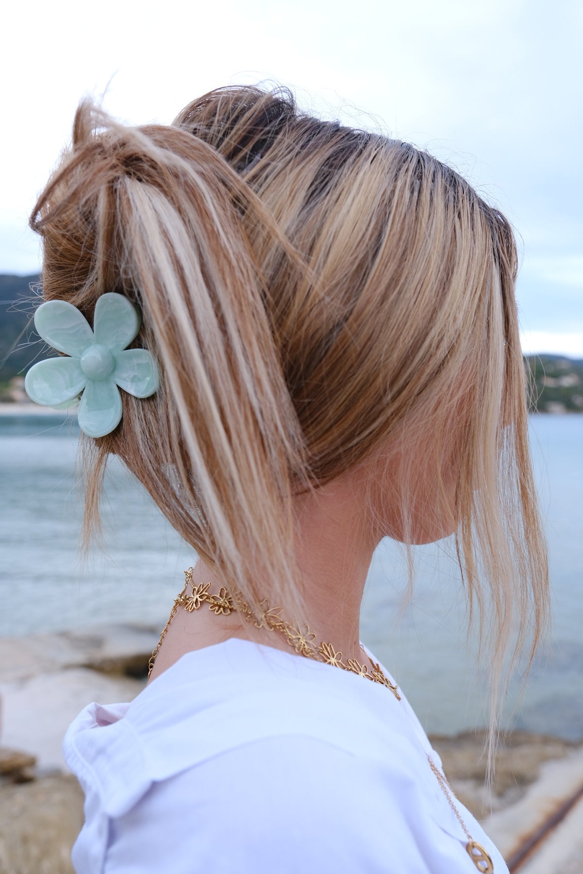 Fleur/ Pince à cheveux